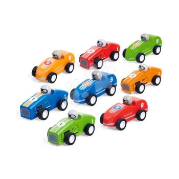 Fa kisautó visszahúzós Car with Pullback Eichhorn hossza 10 cm 3 éves kortól kép