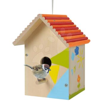 Fa madáretető Outdoor Birdhouse Eichhorn Rakd össze és fesd ki - ecsettel és festékekkel 6 évtől kép