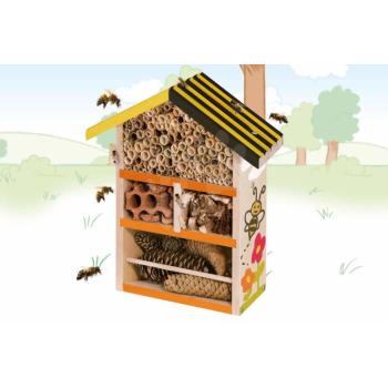 Fa méhkaptár Outdoor Bee House Eichhorn Rakd össze és fesd ki - ecsettel és festékekkel 6 évtől kép
