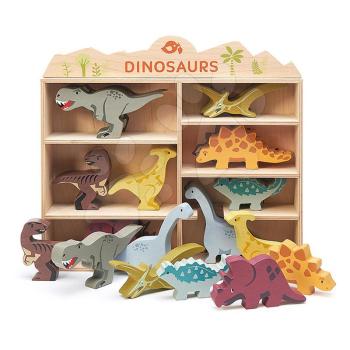 Fa ősállatok polcon 24 drb Dinosaurs set Tender Leaf Toys kép