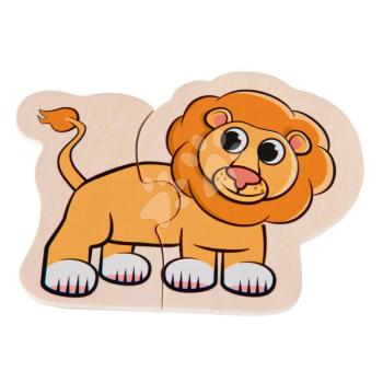 Fa puzzle állatkák Animal Puzzle Eichhorn 8 fajta 16 darabos 12 hó-tól EH5206 kép