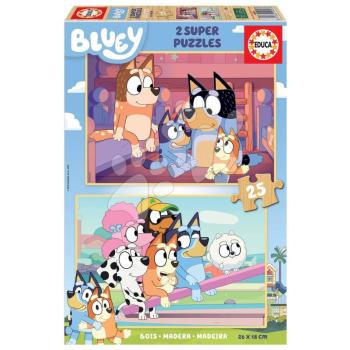 Fa puzzle Bluey Educa 2x25 darabos kép