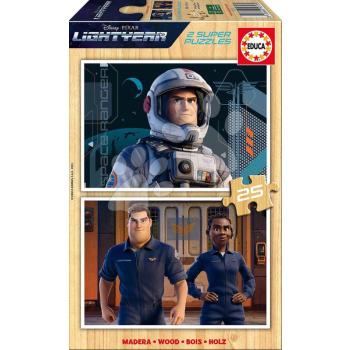 Fa puzzle Lightyear Disney Educa 2x25 darabos kép