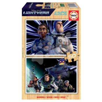 Fa puzzle Lightyear Disney Educa 2x50 darabos kép
