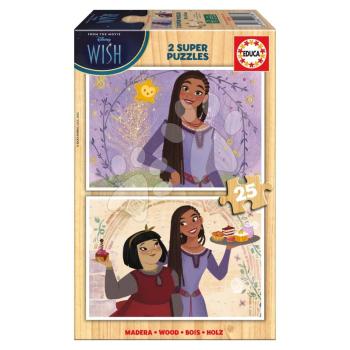 Fa puzzle Wish Educa 2x25 darabos kép