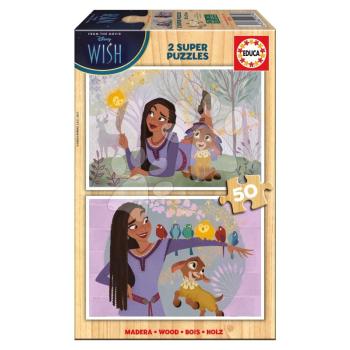 Fa puzzle Wish Educa 2x50 darabos 4 évtől kép