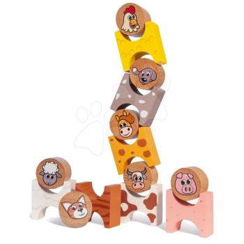 Fa rakásolható állatkák Stackable Farm Animals Eichhorn 14 darabos 24 hó-tól kép