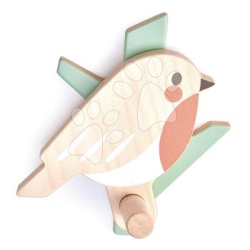 Fa ruhaakasztó gyerekeknek Forest Coat hook Tender Leaf Toys madárka az ágon kép