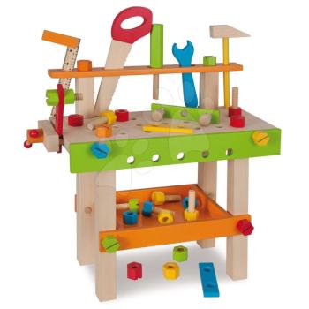 Fa szerelőműhely Work Bench Eichhorn szerszámokkal 49 részes kép