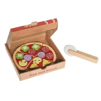 Fából készült pizza dobozban, 2023 kép