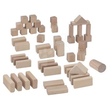 Fakockák Natural Wooden Blocks Eichhorn természetes színben 50 db 25 mm magas 12 hó-tól kép