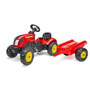 Falk 2058L Country Farmer pedálos traktor pótkocsival - piros kép