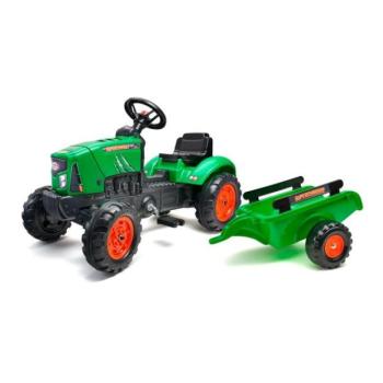 FALK Pedálos traktor 2031AB SuperCharger pótkocsival és nyitható motorháztetővel kép