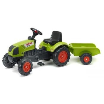 FALK Pedálos traktor 2040A Claas Arion 410 pótkocsival kép