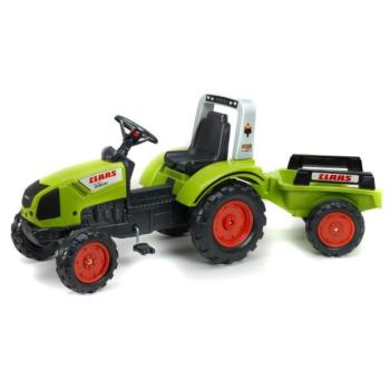 Falk Šliapací traktor 1040AB Claas Arion 430 pótkocsival