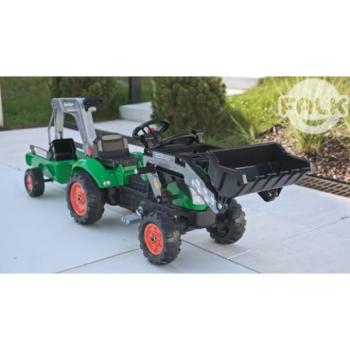 Falk Šliapací traktor 2051N Farmland rakodóval, kotrógéppel és pótkocsival kép