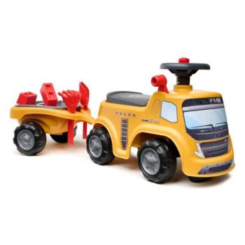 Falk Traktor volvo FMX kormánnyal, kürttel és pótkocsival kép