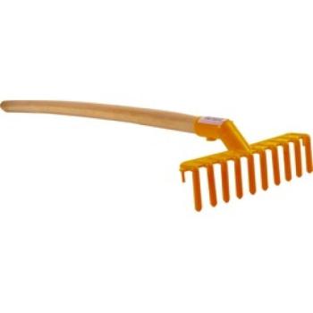 Fanyelű műanyag gereblye - 63 cm kép