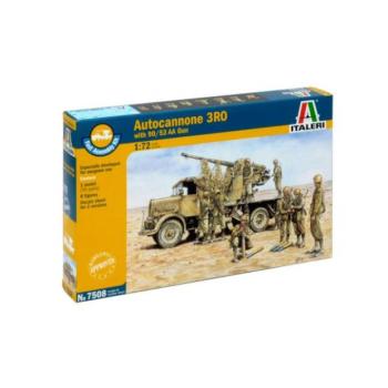 Fast Assembly katonai 7508 - Autocannon Ro3 90/53 AA fegyverrel (1:72) kép