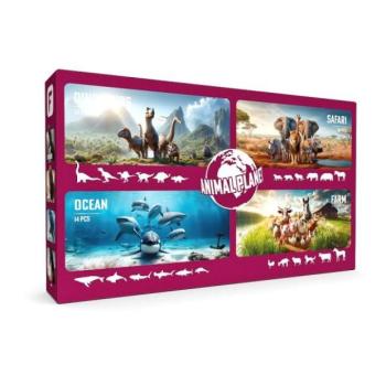 Faunica Állatvilág figurák – 4 világ készlet, 24 figura kép