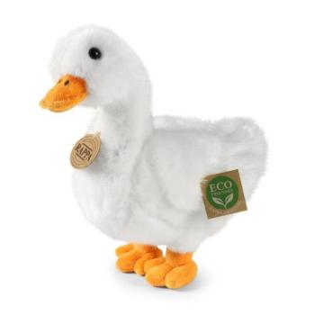 Fehér plüss kacsa 24 cm ECO-FRIENDLY kép