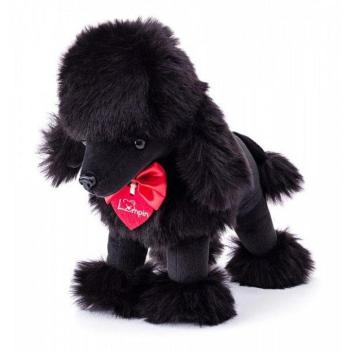 Fekete uszkár Charlie, 25 cm