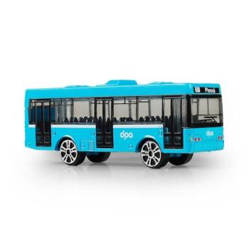Fém DPO Ostrava busz kék 8 cm kép