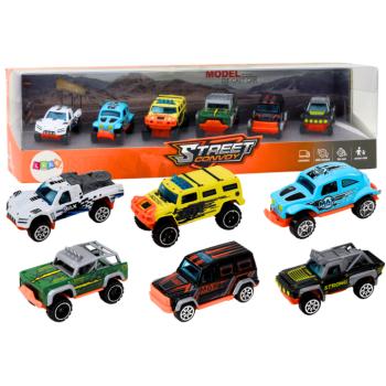Fém terepjáró készlet 1:64 6 db kép