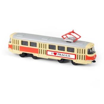 Fém villamos 16 cm Prága kép