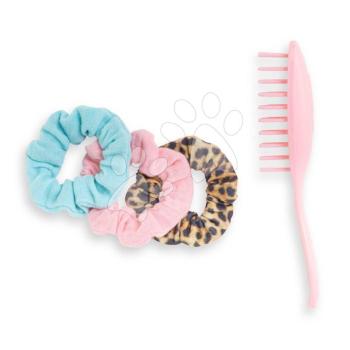 Fésű és hajgumik játékbabának Hair Brush & Scrunchies Set Ma Corolle 36 cm babának kép