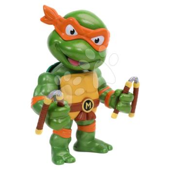 Figura gyűjtői darab Turtles Michelangelo Jada fém mozgatható karokkal magassága 10 cm kép