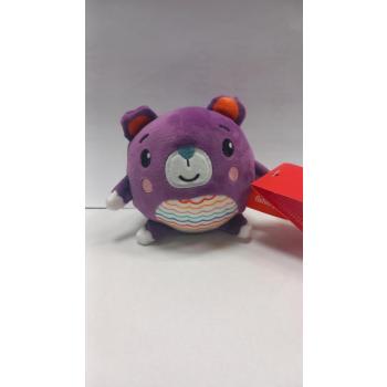Fisher-Price: Puha állatbarát plüss 10 cm-es - lila maci kép