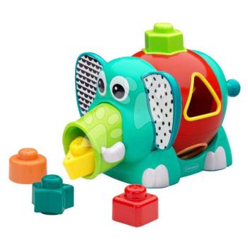 Formabedobó elefánt Jumbo Shape Sorter Infantino smozgatható fülekkel 12 hó-tól kép
