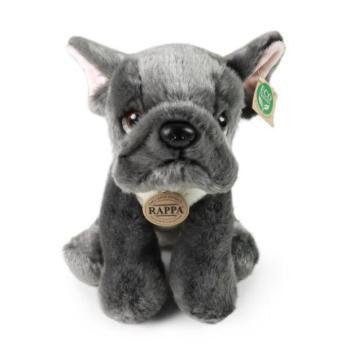 Francia bulldog ülő plüss kutya 30 cm KÖRNYEZETBARÁT kép