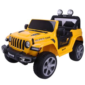FT-938 4x4 elektromos játékautó, sárgára festve kép