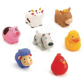 Fürdőjátékok Tanya Farm Bath Toys Ludi vízspriccelő 7 drb 10 hó-tól kép