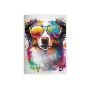 Füzet A4 444 crazy animals Kutya kép