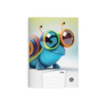 Füzet A5 544 crazy animals Csiga kép