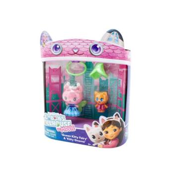Gabi Babaháza: The Movie játékfigurák 2 db-os játékszett - Queen Kitty Fairy & Kitty Gnome kép