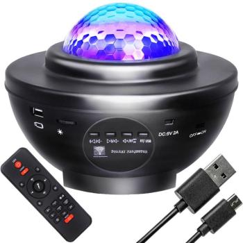 GALAXIS projector - csillagos ég party lámpa távirányító+hangszóró BLUETOOTH (BBJ) (BBV) kép