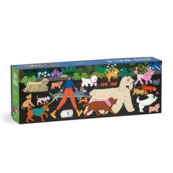 Galison Panoráma puzzle Kutyaséta 1000 darabos kép