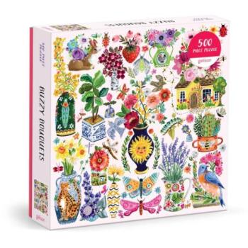 Galison Puzzle Élettel teli virágok 500 darabos kép