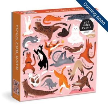 Galison Puzzle Jóga macskáknak 500 darabos kép