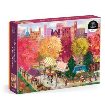 Galison Puzzle Ősz a Városi Piacon 1000 darabos kép