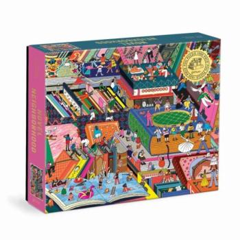 Galison Puzzle Szomszédsági románc 1000 darabos kép
