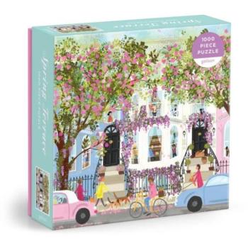 Galison Puzzle Tavaszi terasz Joy Laforme 1000 darabos kép