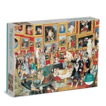 Galison Puzzle Tribuna Uffizi macskákkal 1500 darabos kép