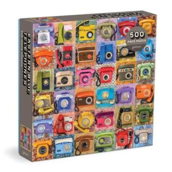 Galison Puzzle Troy Litten Keleti Blokk Telefonok 500 darabos kép