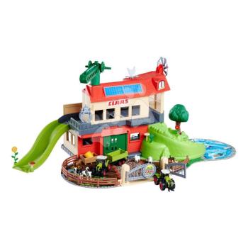 Garázs farm 2 szintes istállóval Farmyard Majorette 8 állat figurával é 2 traktorral 5 évtől kép