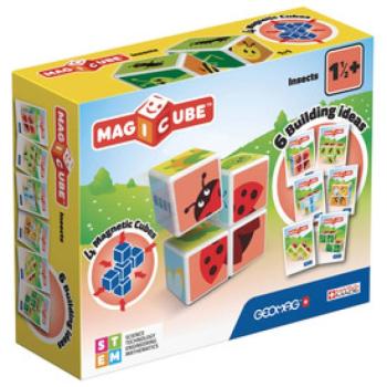 Geomag Magicube Printed Rovarok 7 db kép